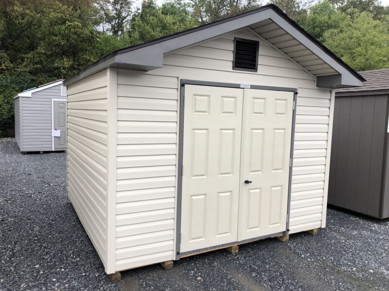 10x10 Peak front storage shed