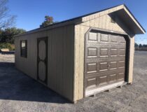 12x24 Peak 1 car garage
