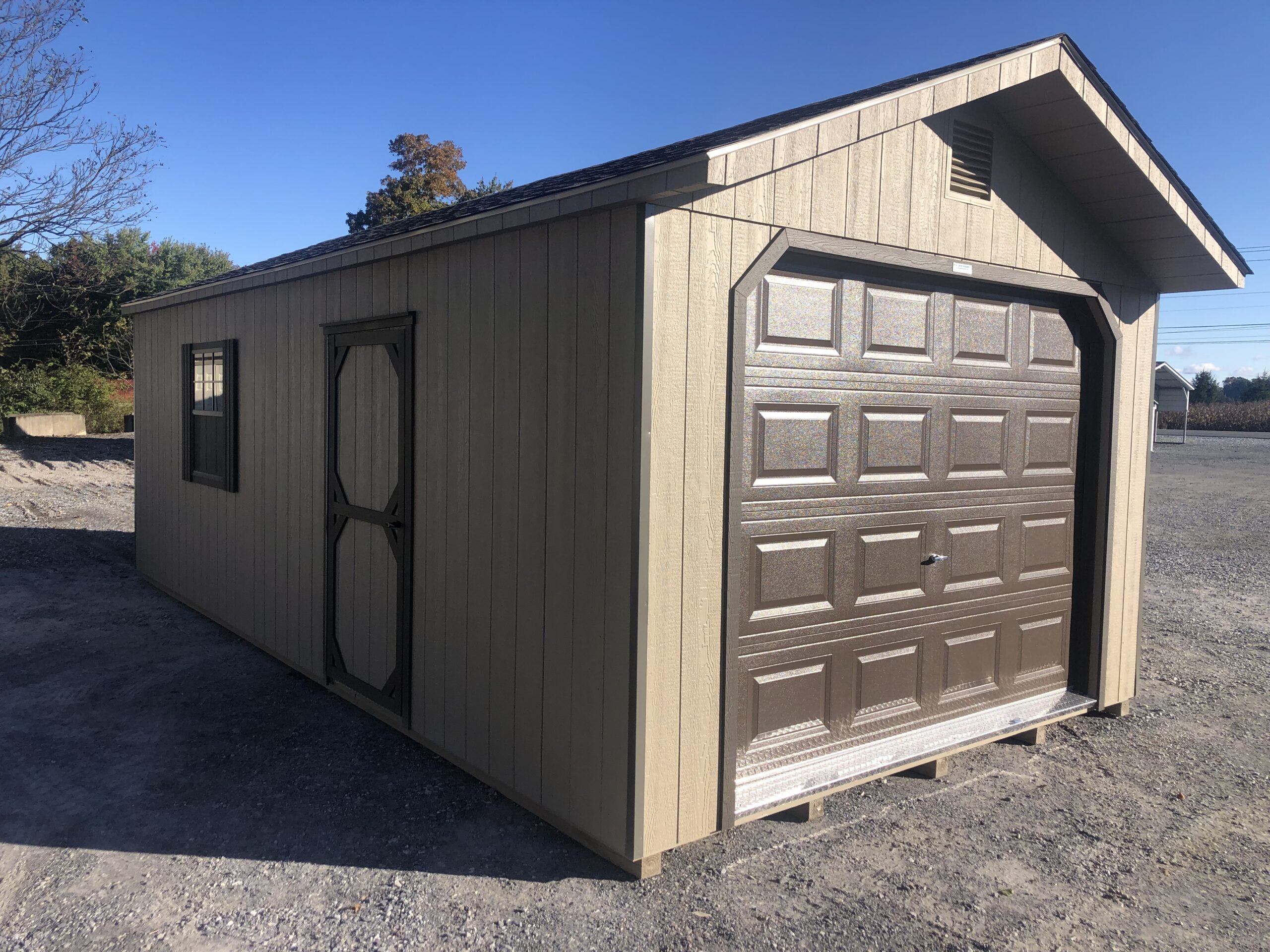 12x24 Peak 1 car garage