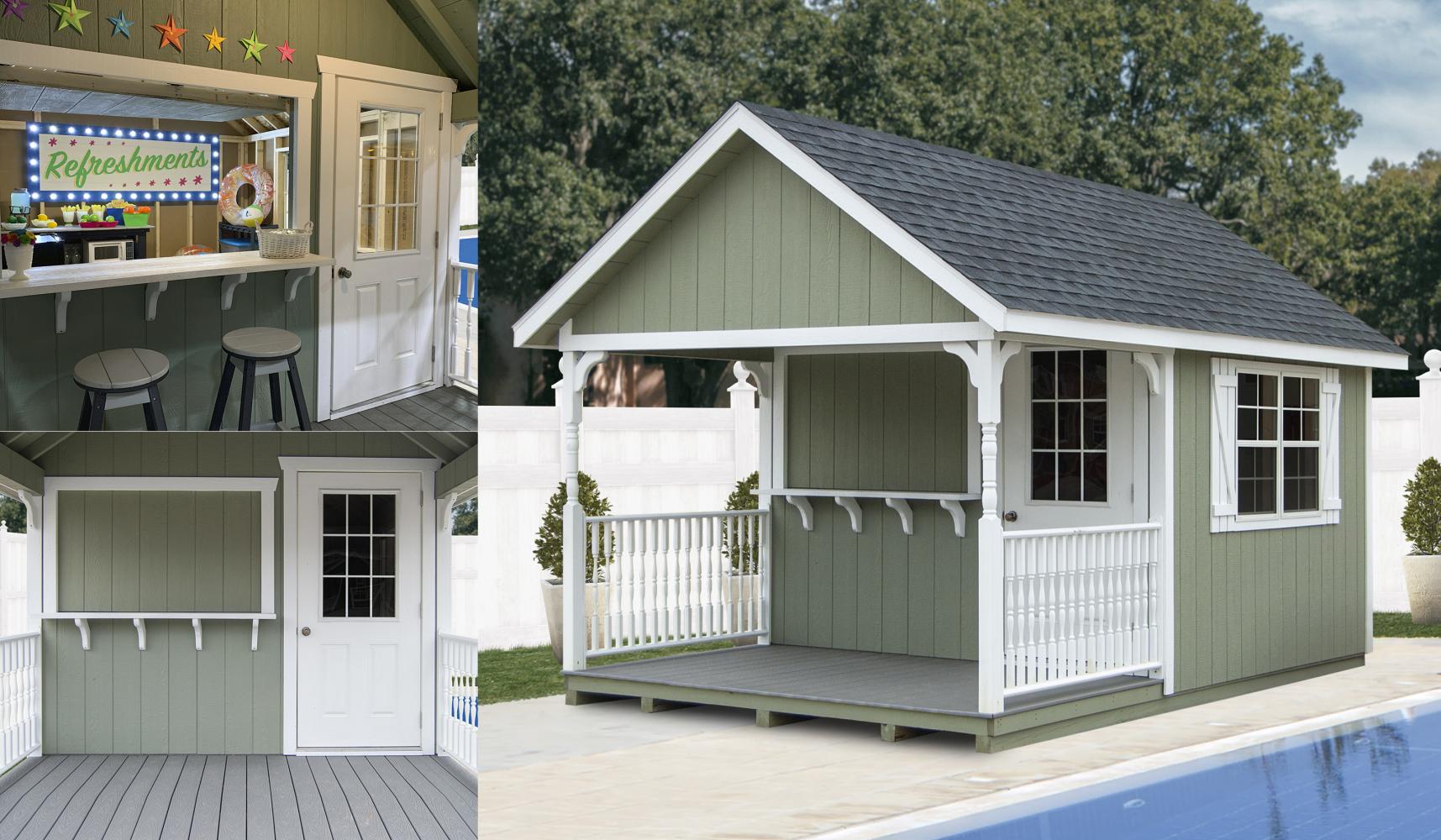 How to Transform A Shed Into Your Perfect Poolside Cabana