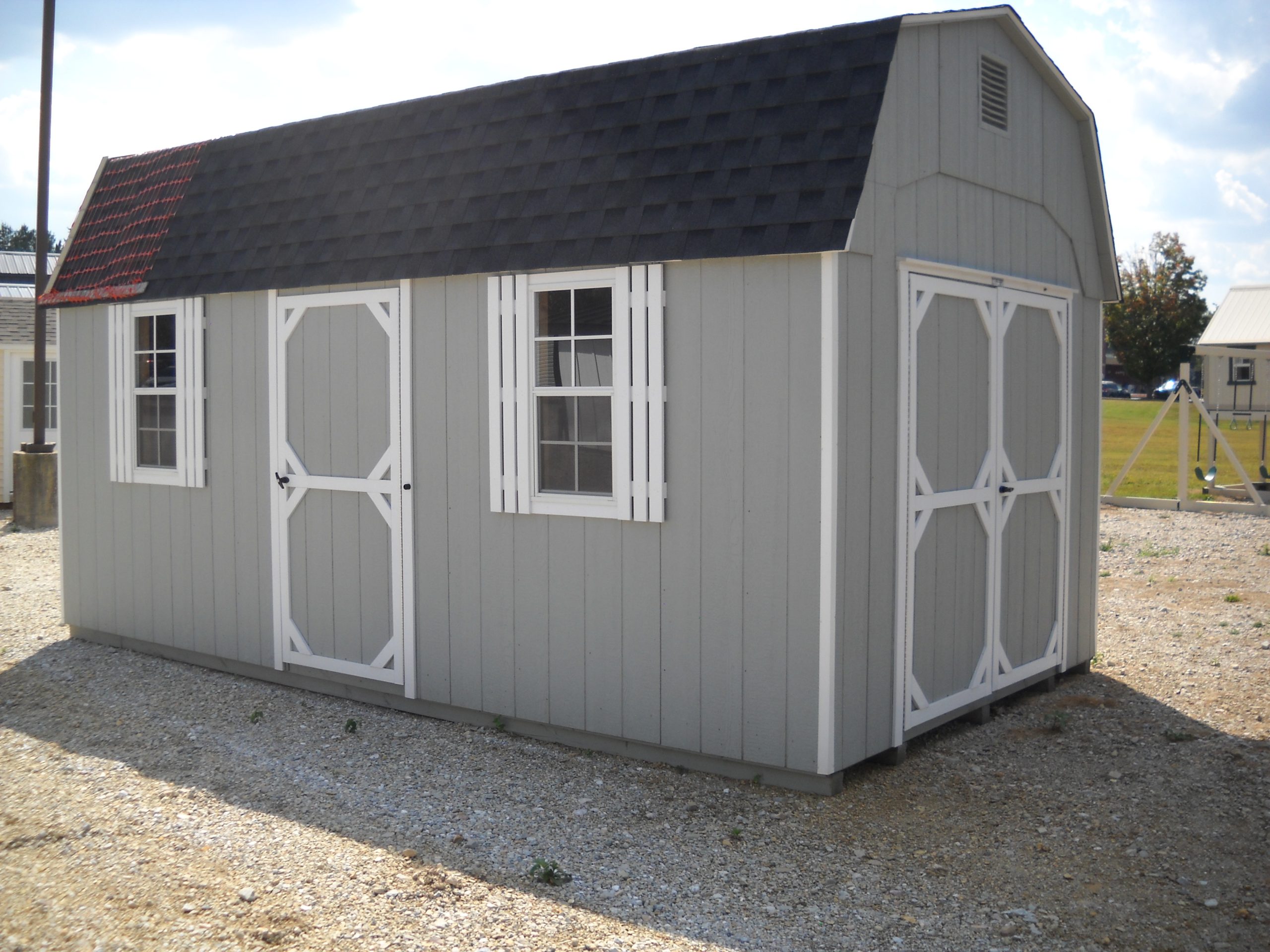 10x18 Dutch Barn with extra Door