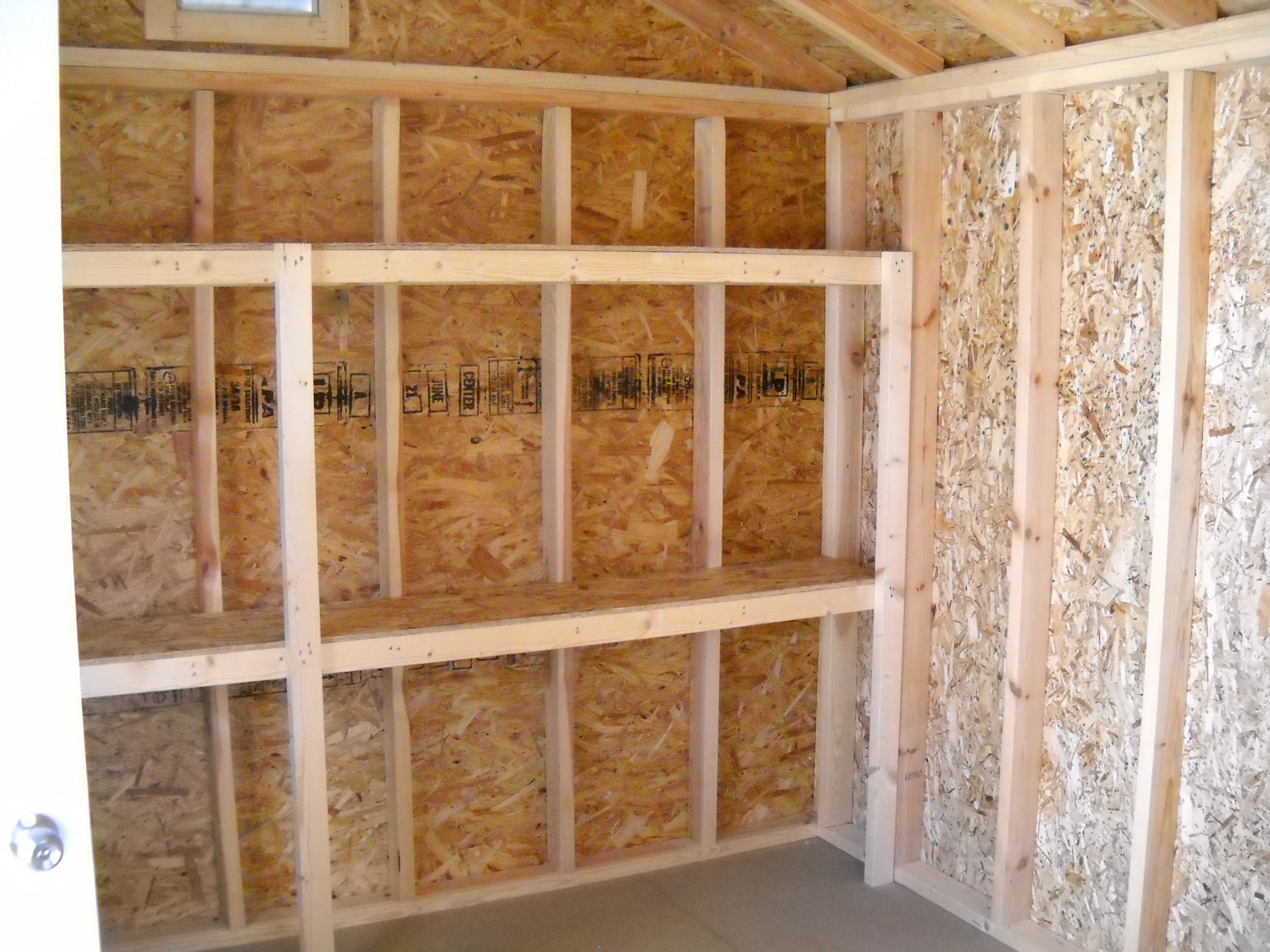 2- 12" Wide shelves