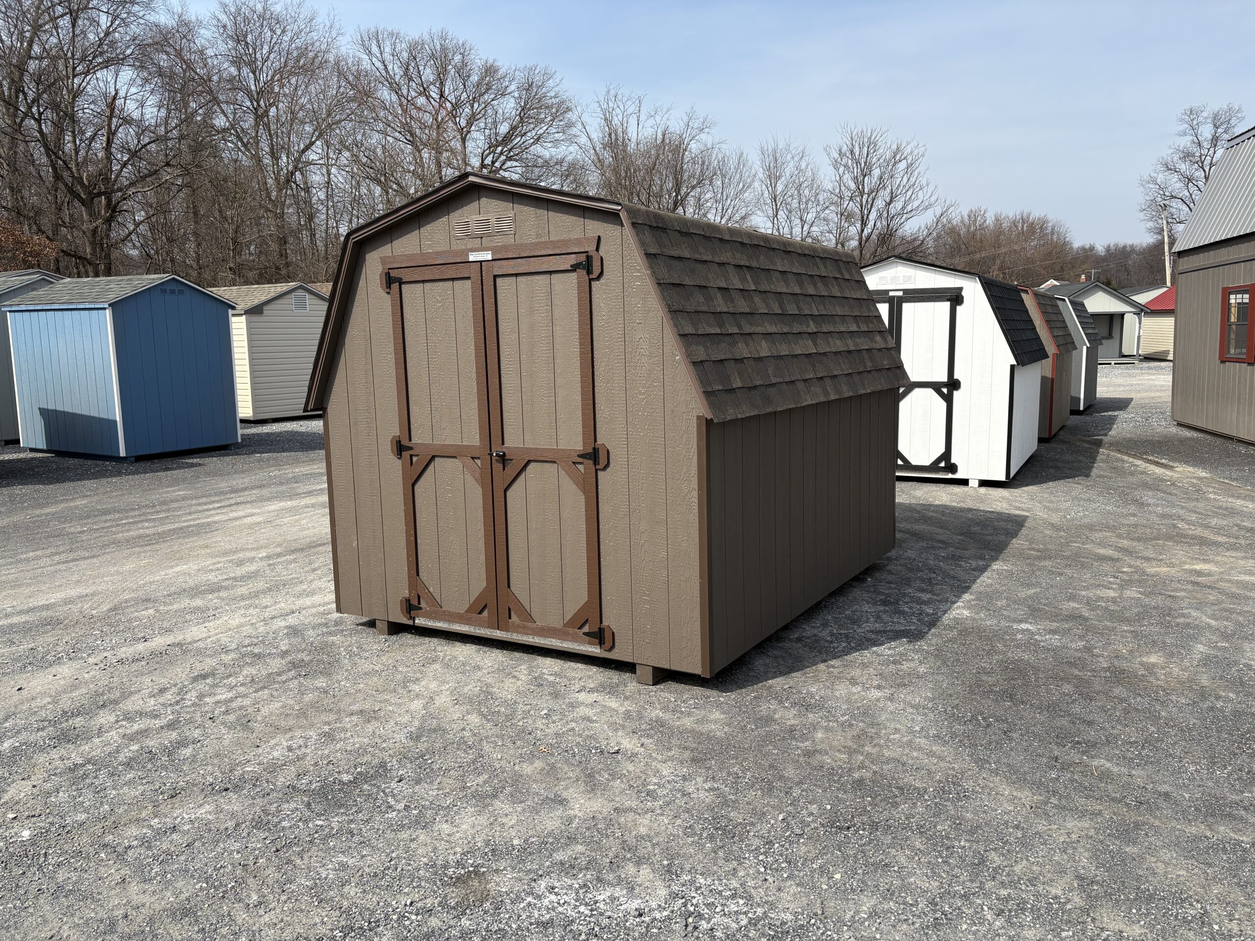 8x10 mini barn storage shed