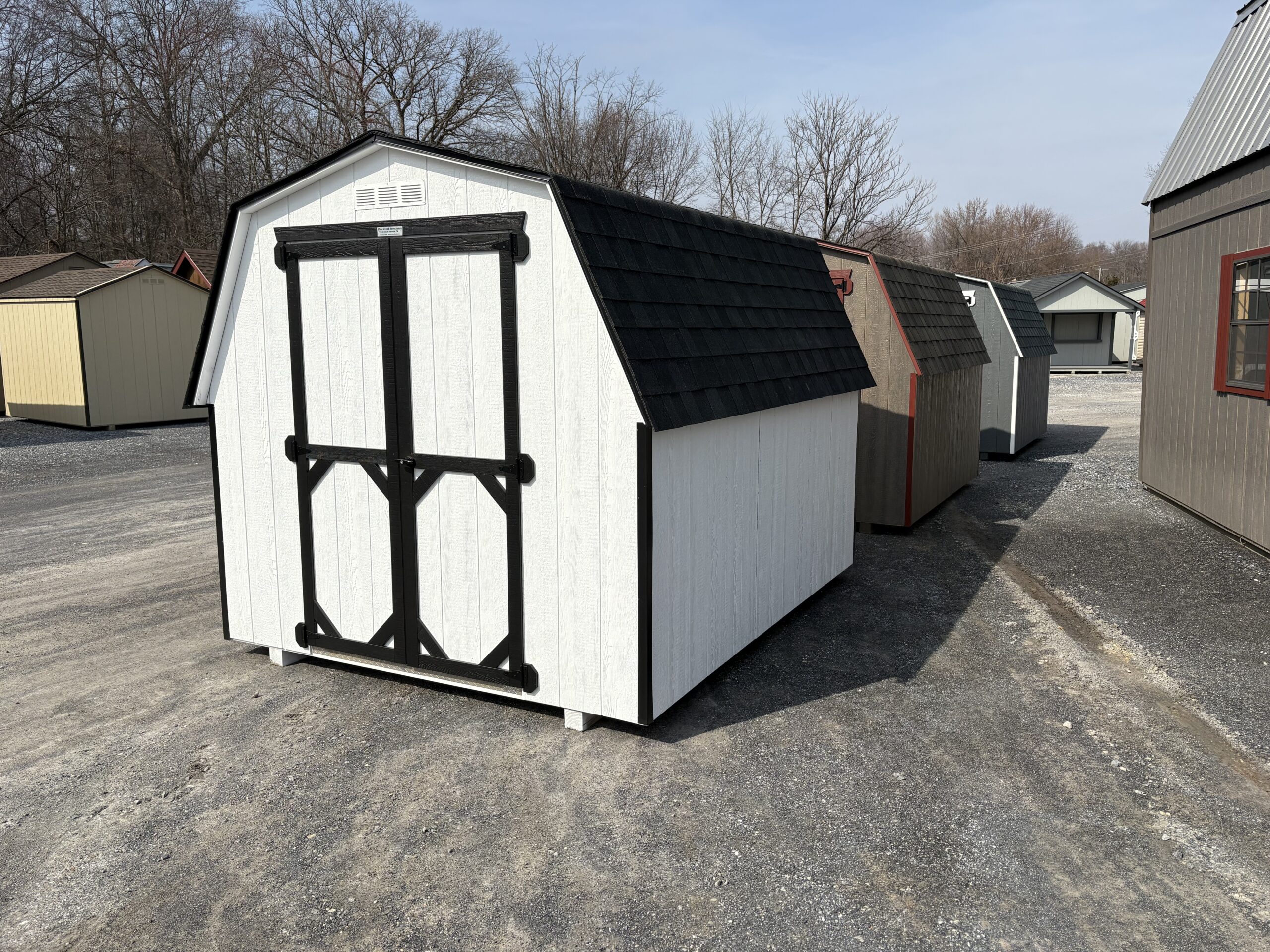 8x10 mini barn storage shed