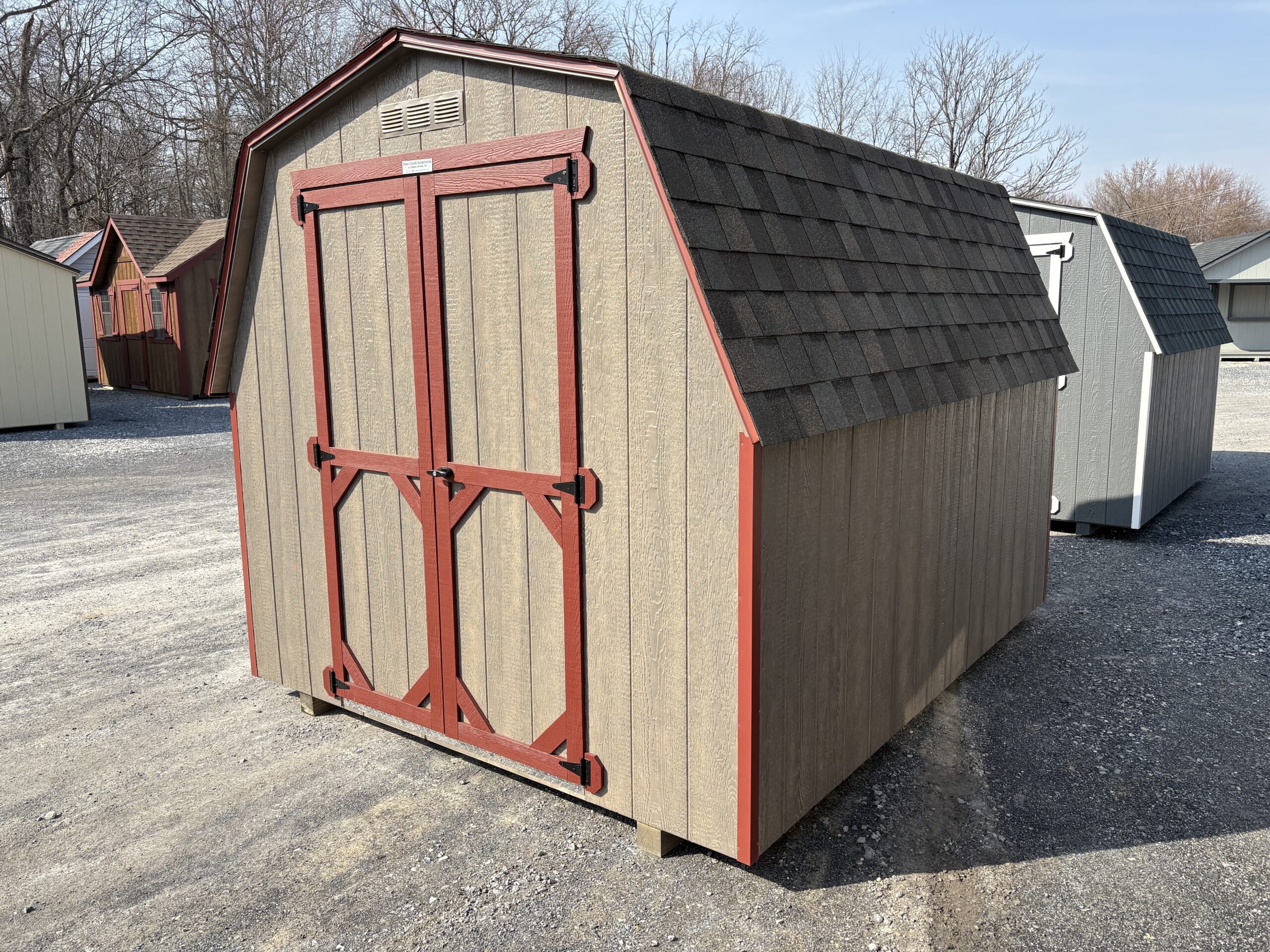 8x10 mini barn storage shed