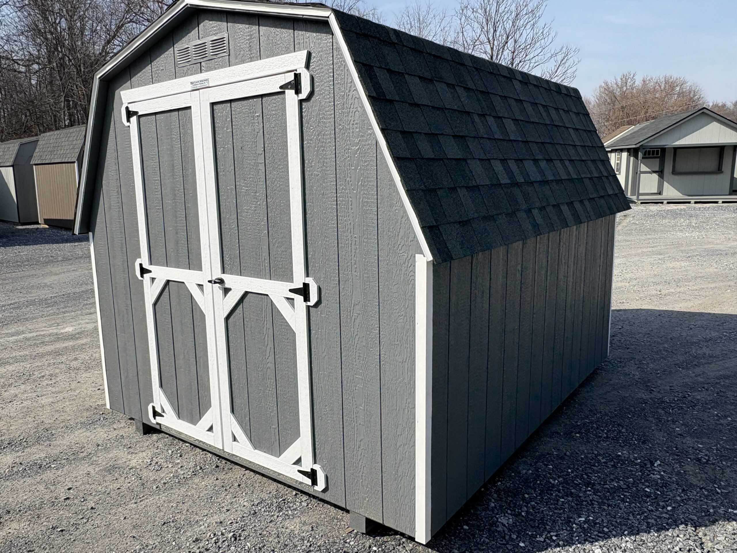 8x10 mini barn storage shed