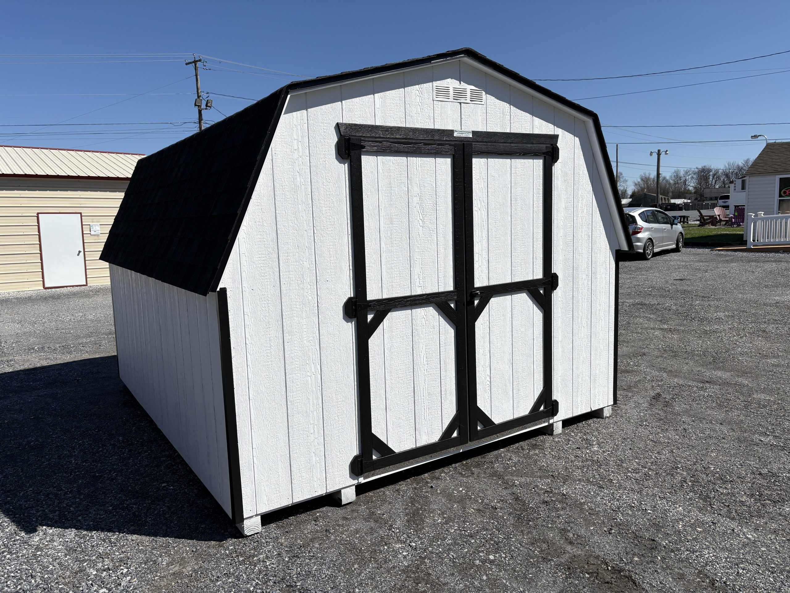 10x12 Mini Barn Style Storage Shed