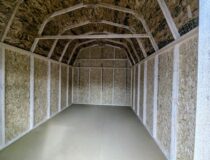 Interior of a 10x14 Madison Series Dutch shed