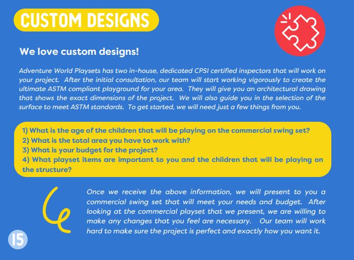 Large Commercial Play Sets - ASTM Compliant