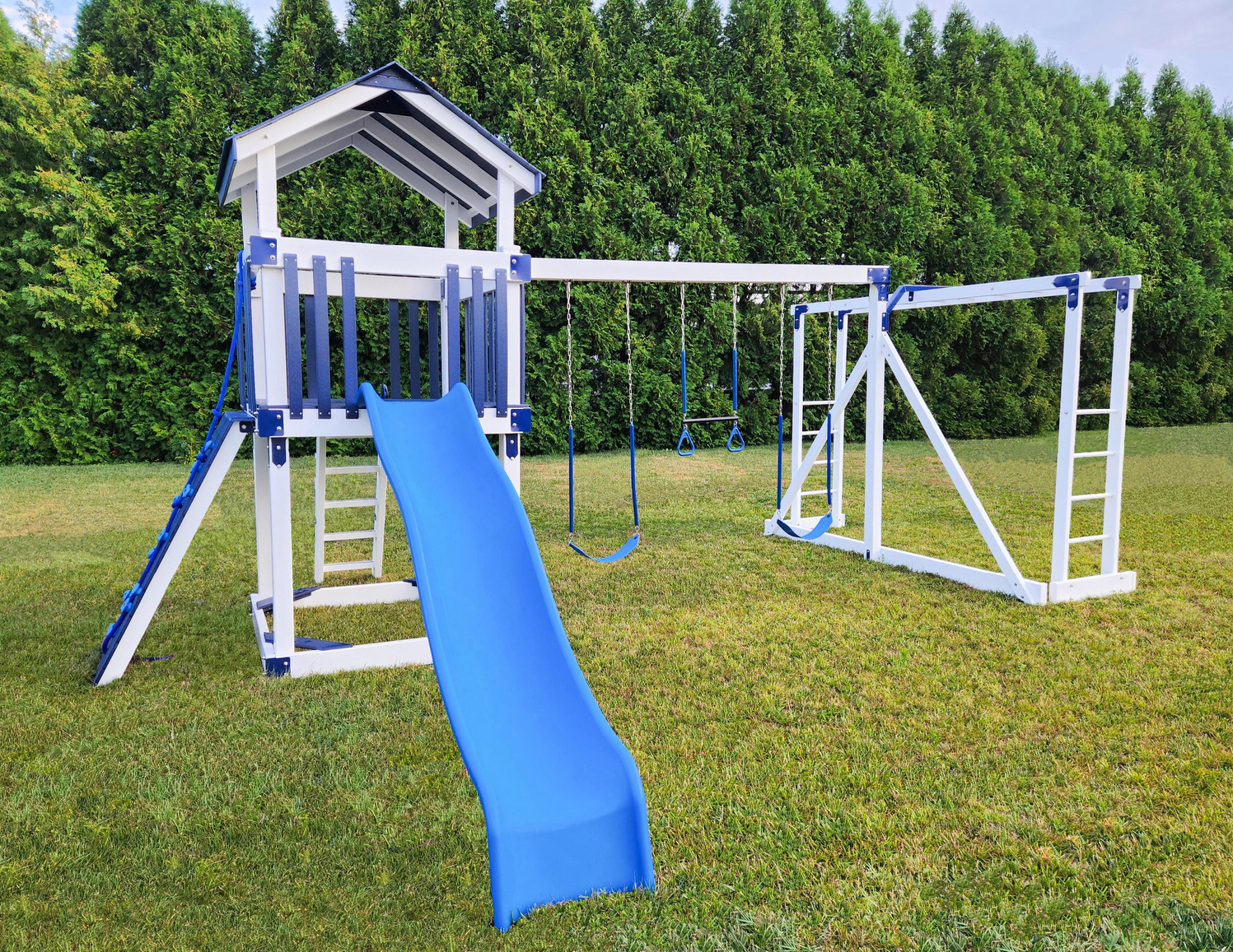 Busy basecamp swing set / playset b55-4