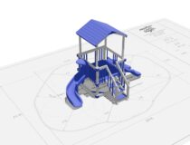 small commercial swing set