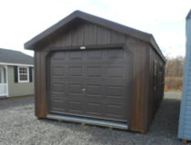 12x28 LP Board 'N' Batten Peak Garage