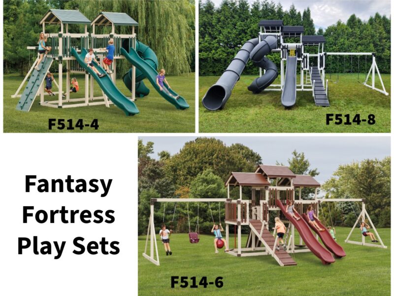 Fantasy Fortress Swing Set Packages