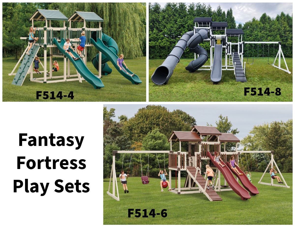 Fantasy Fortress Swing Set Packages