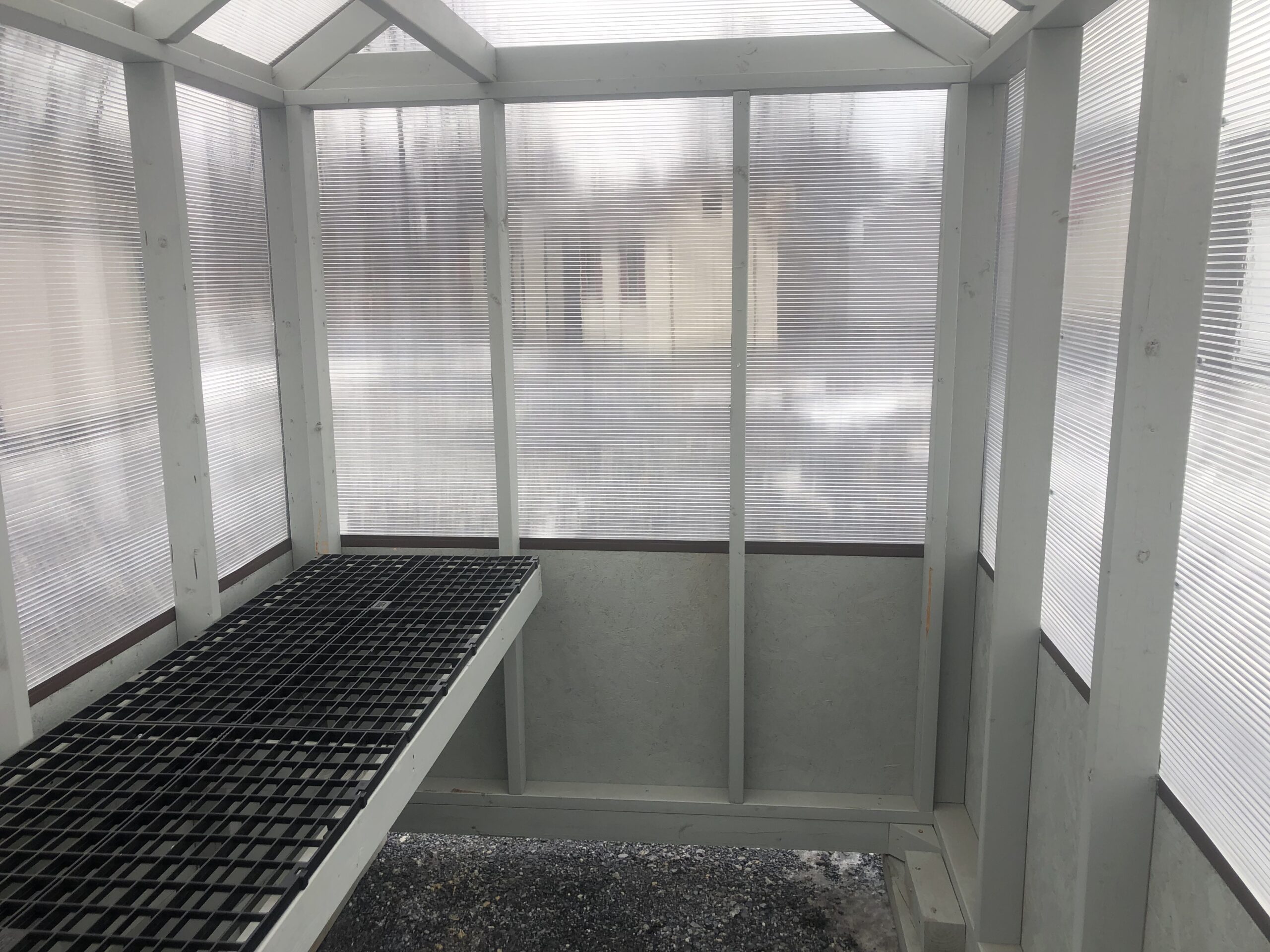 inside of garden green house