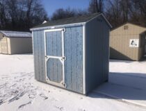 6x8 peak side storage shed