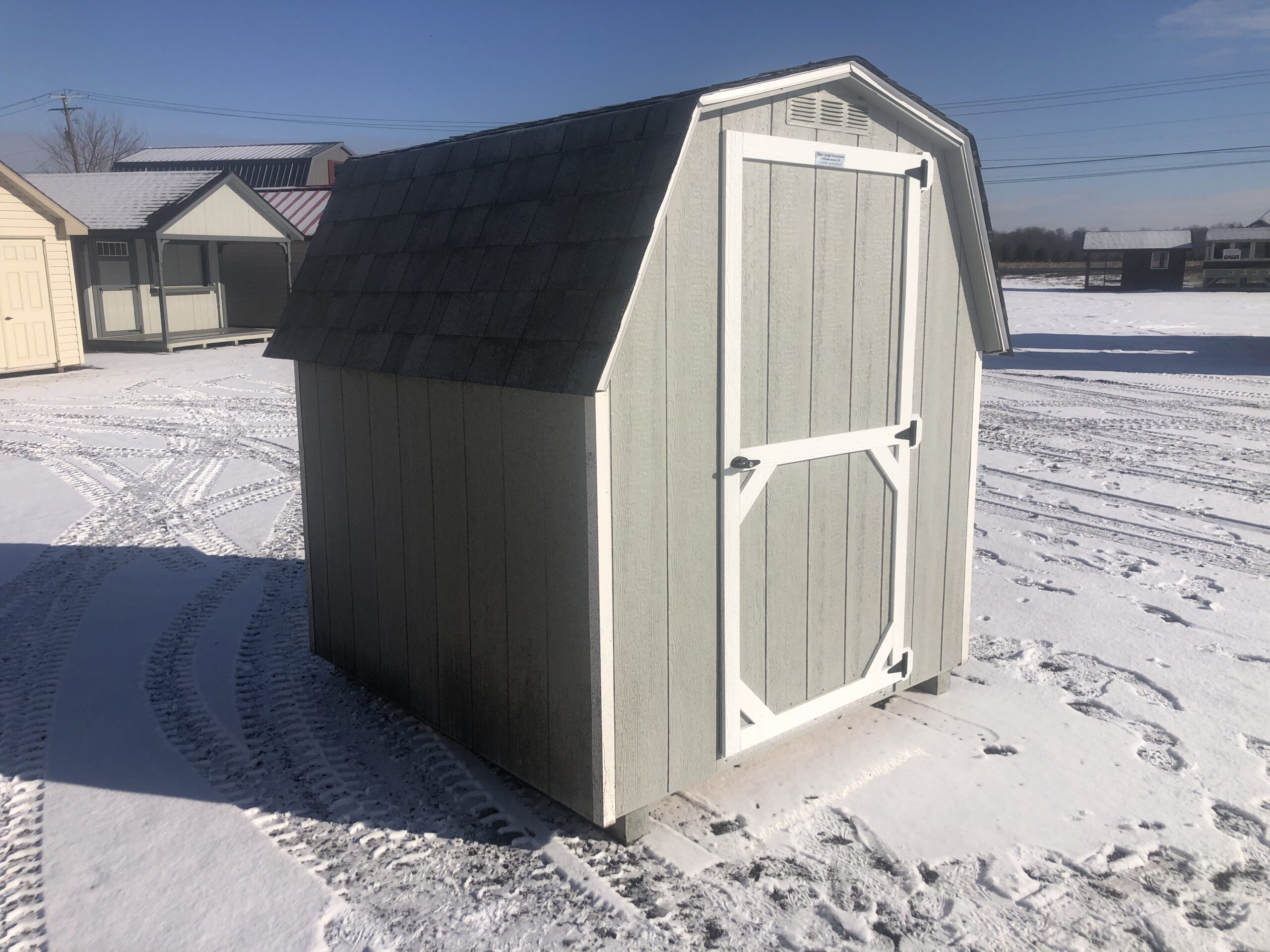 6x6 Mini barn storage shed
