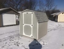 6x6 Mini barn storage shed