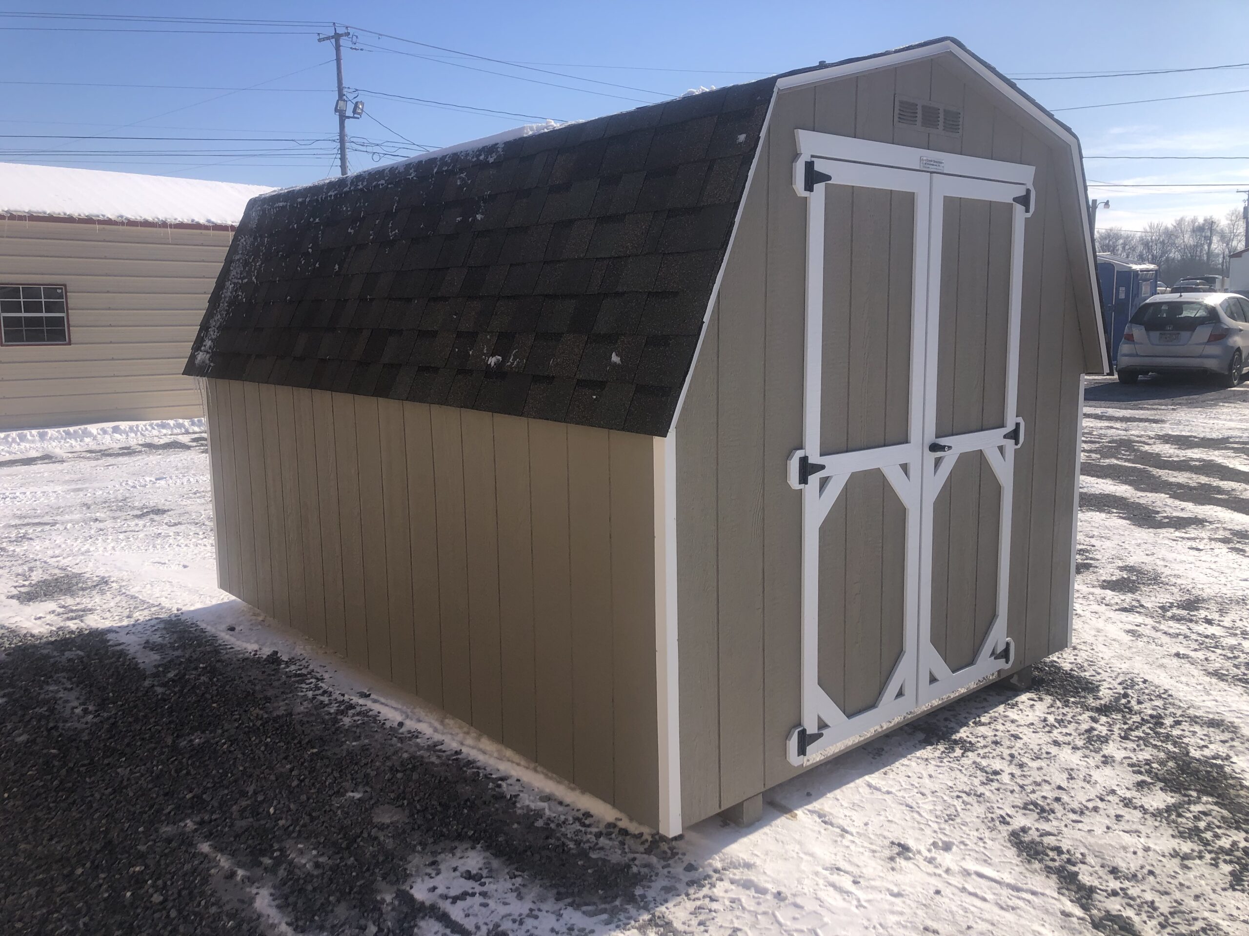 8x12 mini barn storage shed