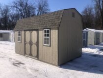 Clay 10x16 Dutch barn garden shed