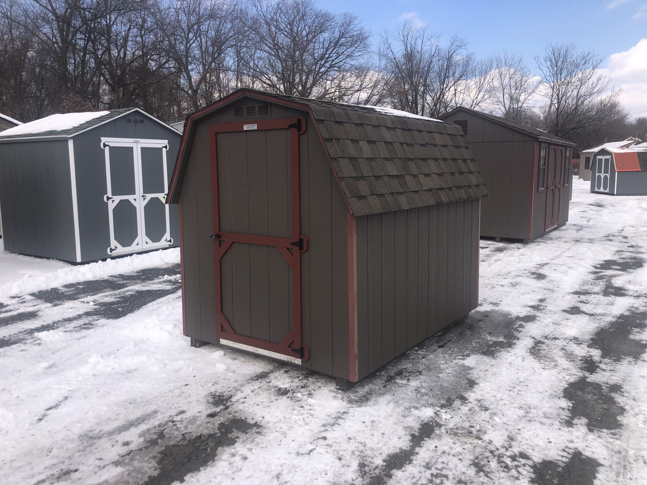 6x8 mini barn storage shed