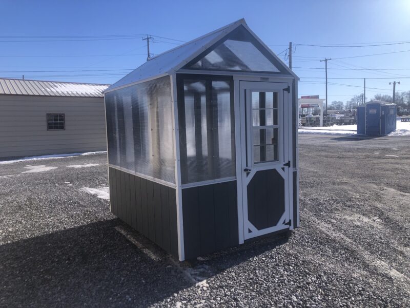 dark grey 6x8 green house