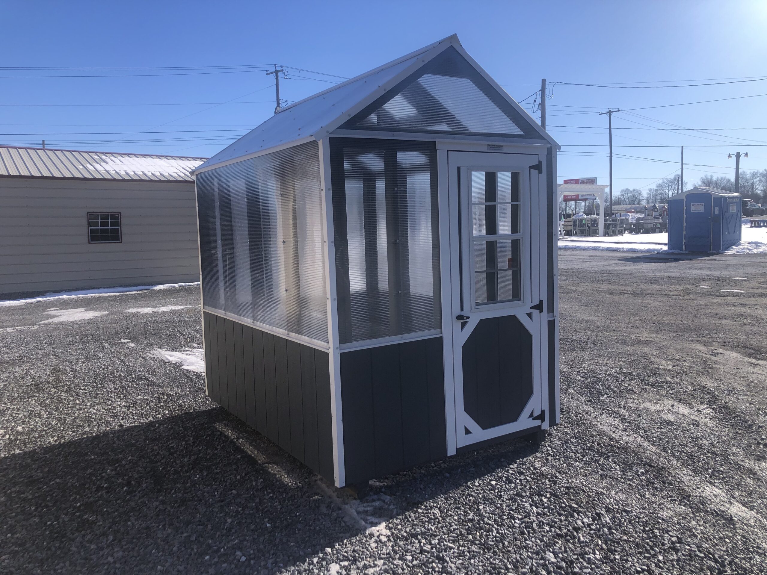 6x8 green house