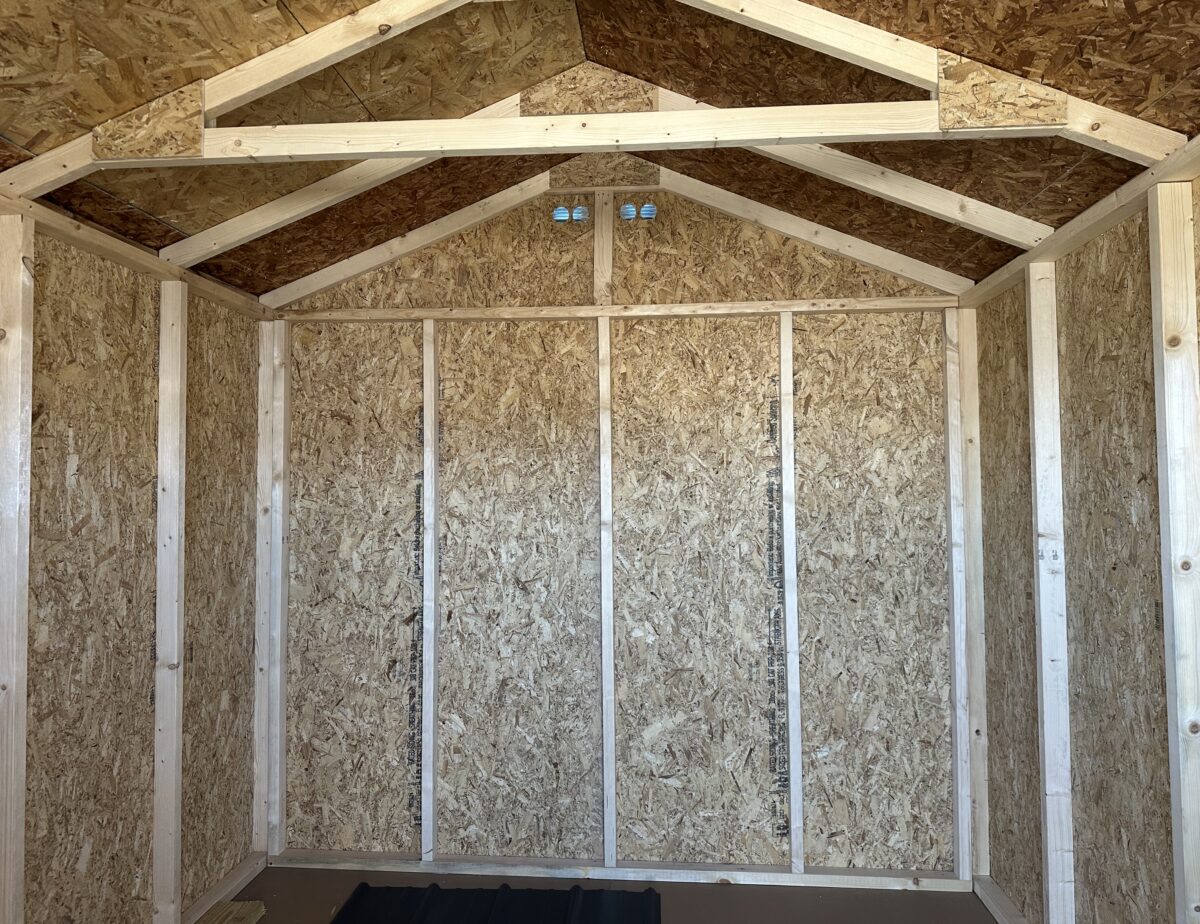 LP Smart Siding on a Pine Creek Structures Shed in Berlin CT