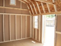 10x16 Dutch Barn Storage Shed with interior