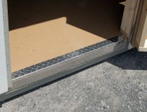 10x16 Dutch Barn Storage Shed with a diamond tread plate floor protector