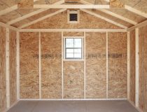 10x12 Madison Series (Economy Line) Storage Shed Interior