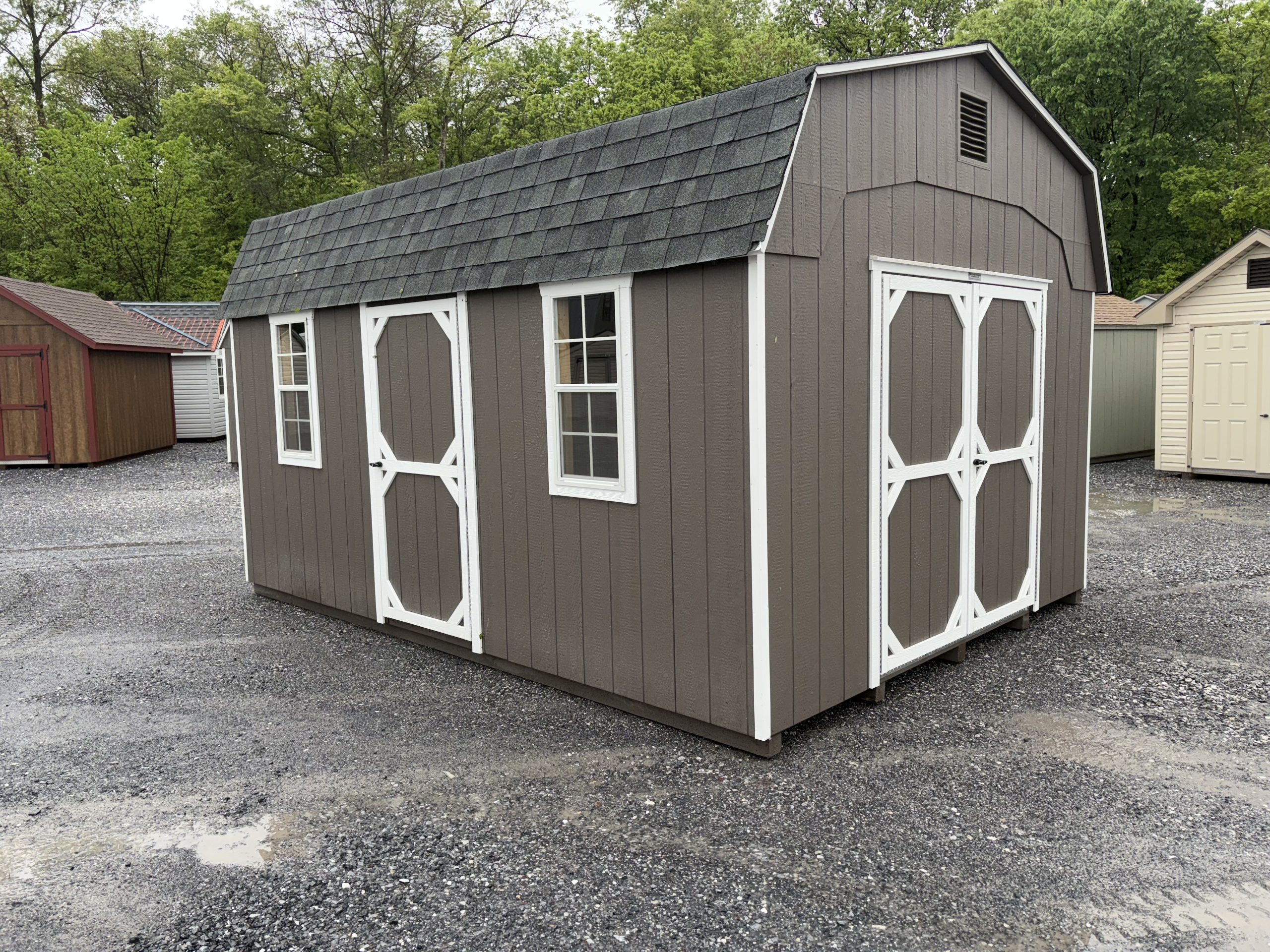 12x16 Dutch barn storage shed