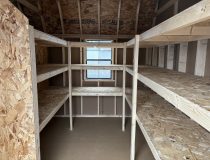 shelving inside of dutch