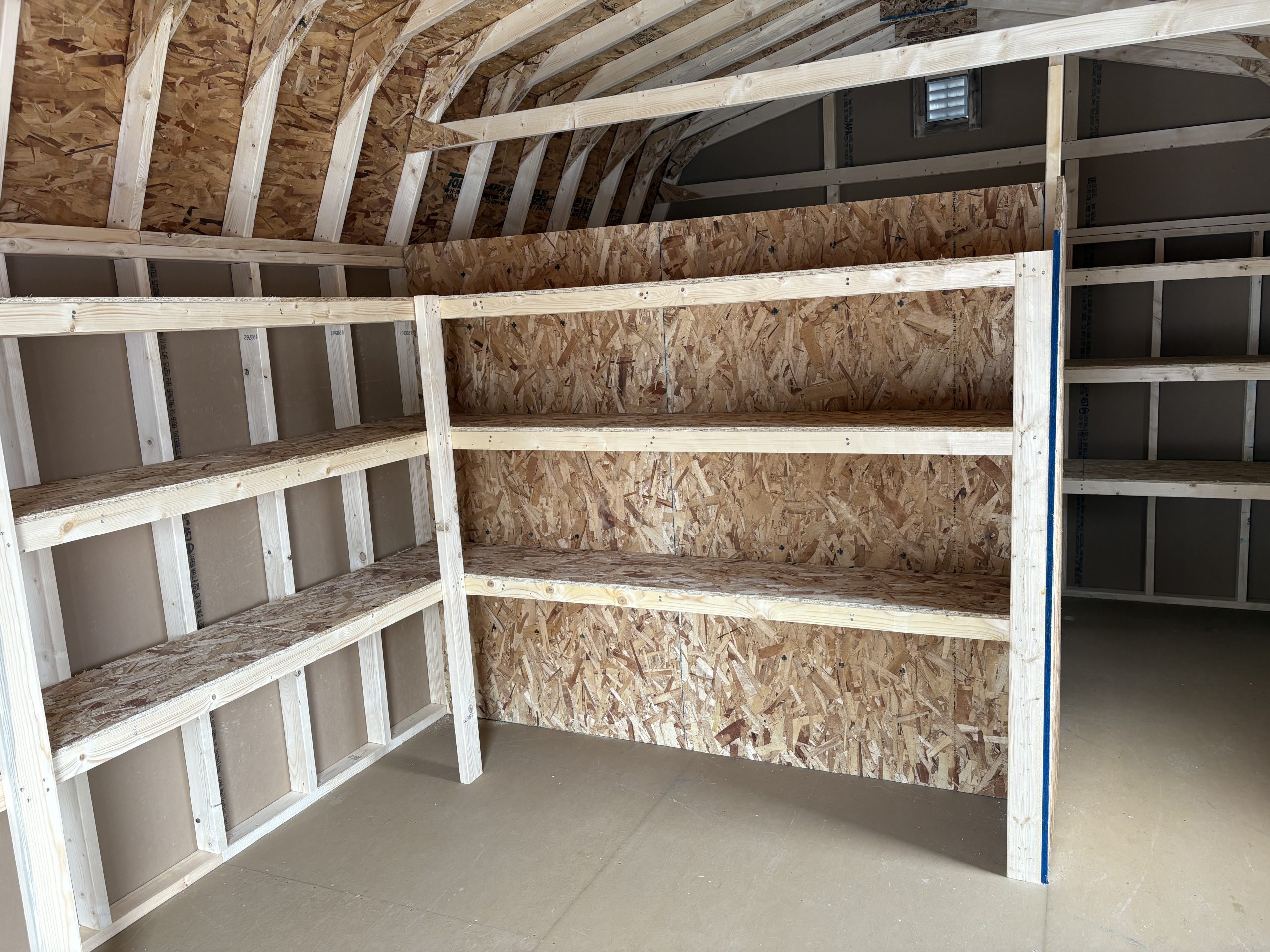 shelving inside of Dutch