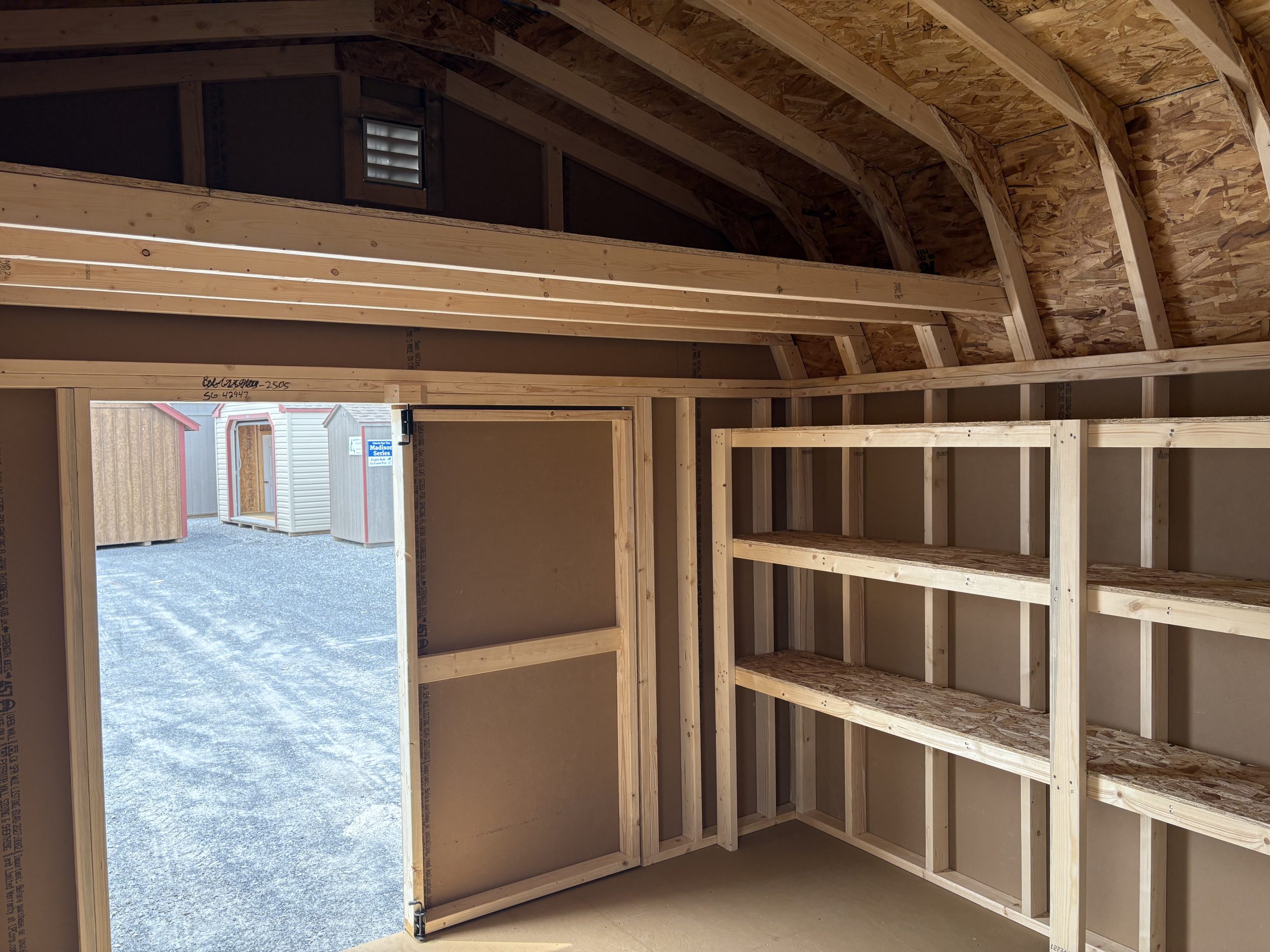shelving inside of Dutch