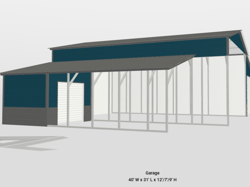 3d builder of our in stock carport