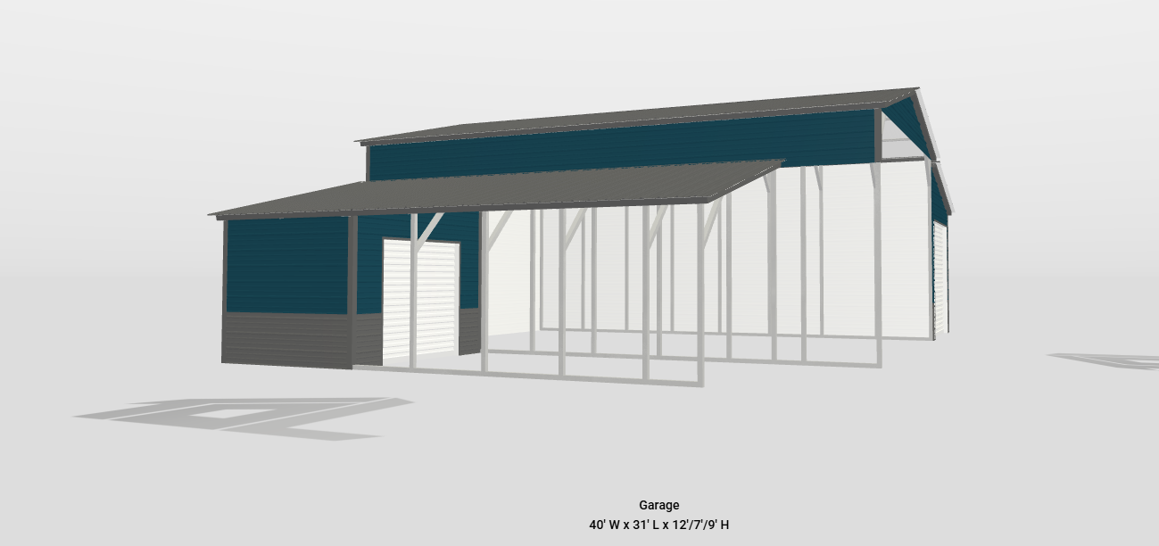 3d builder of our in stock carport