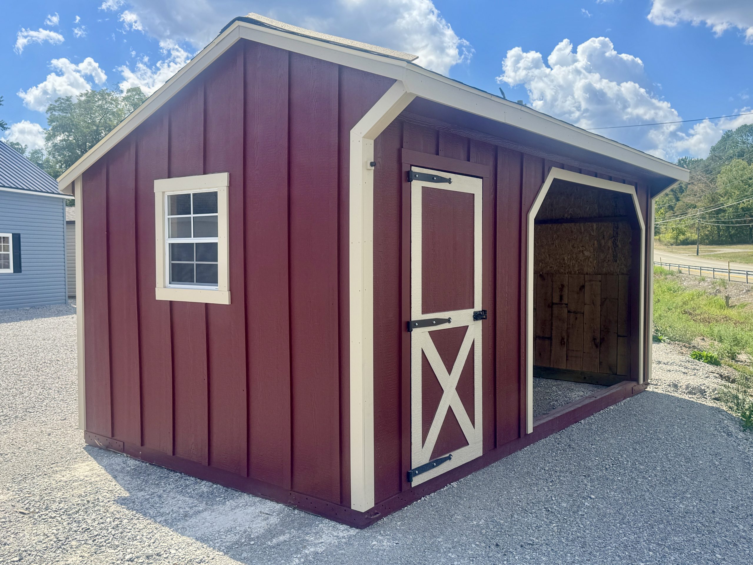 10 x 18 Horse Run-In Combo