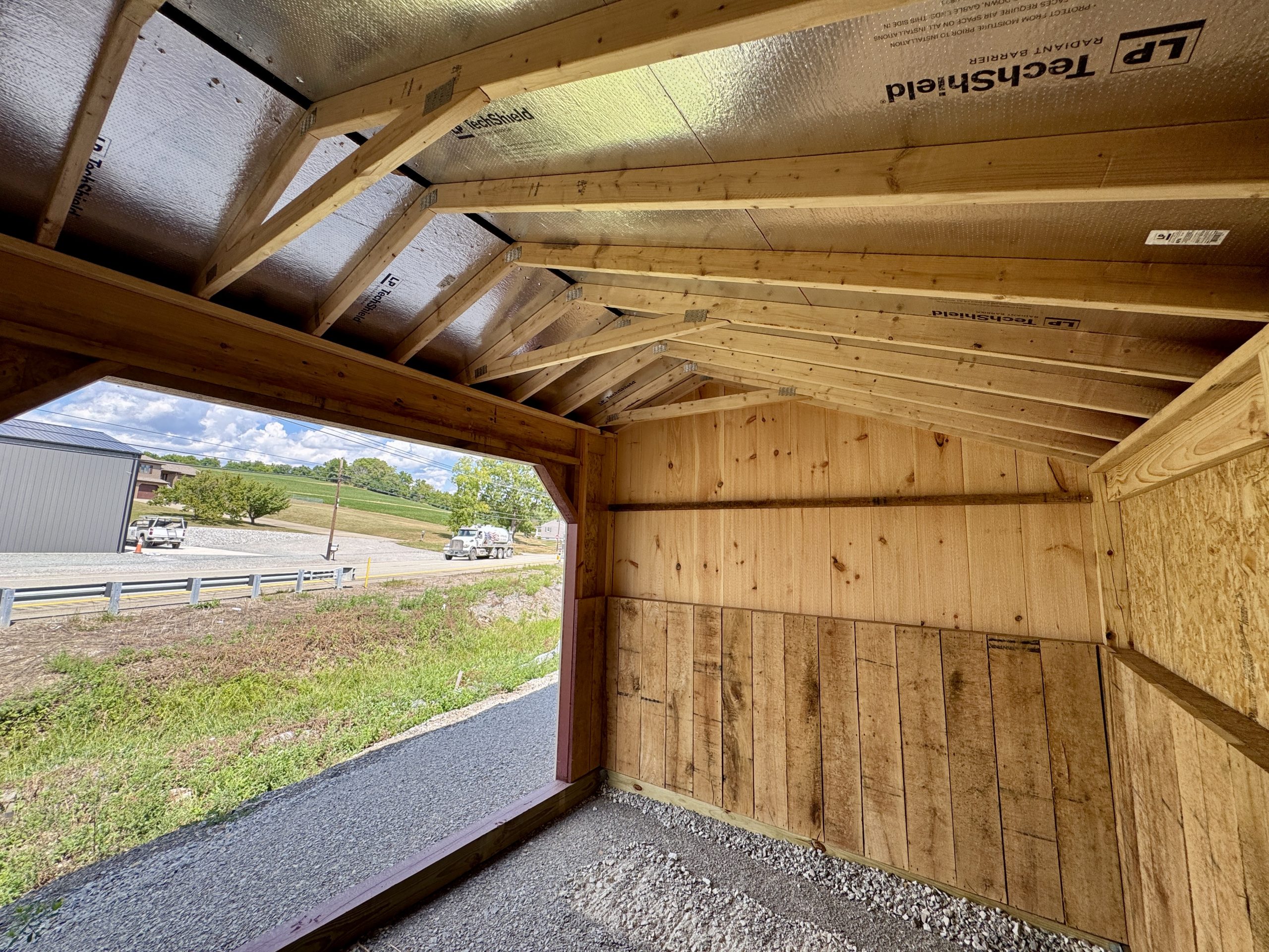 10 x 18 Horse Run-In Combo