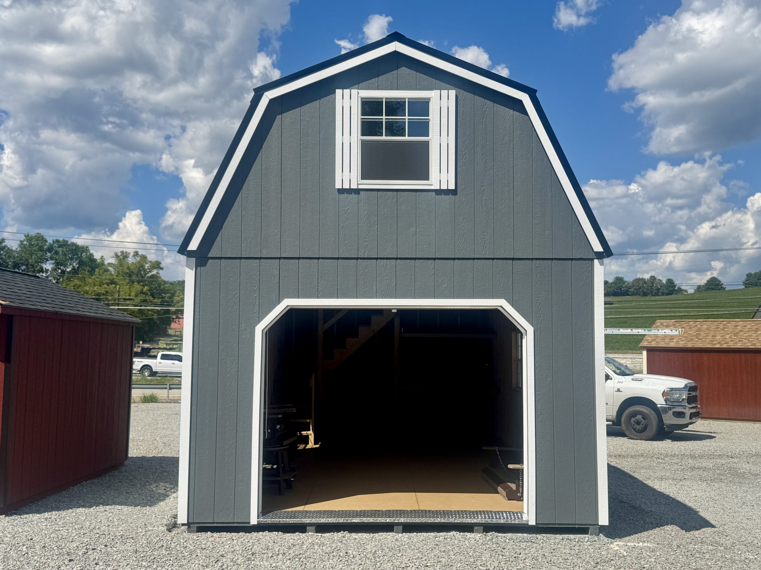 14 x 24 Two-Story Gambrel Garage