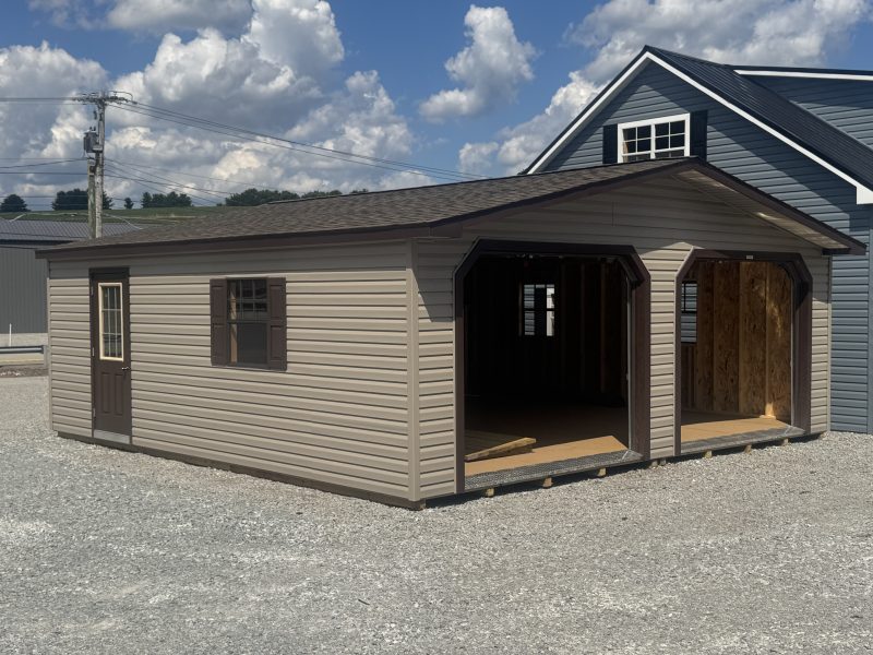 24 x 24 Two-Car Modular Garage