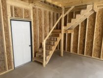 24 x 28 Two-Car Two-Story Cape Cod Garage