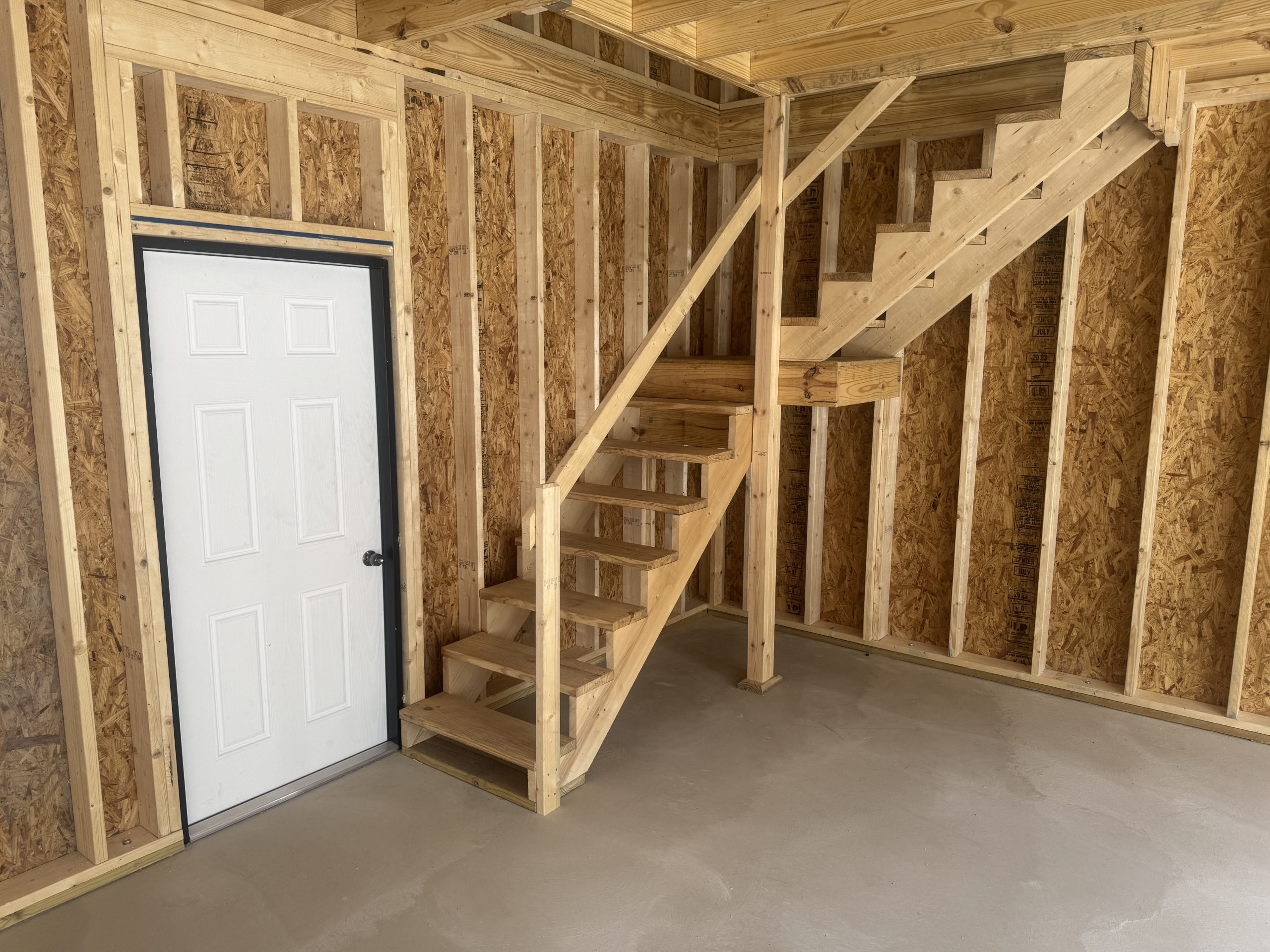 24 x 28 Two-Car Two-Story Cape Cod Garage