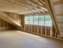 24 x 28 Two-Car Two-Story Cape Cod Garage