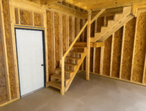 24 x 28 Two-Car Two-Story Cape Cod Garage