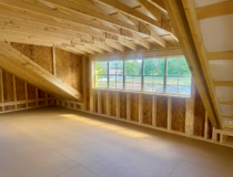 24 x 28 Two-Car Two-Story Cape Cod Garage