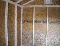 Interior Framing of shed