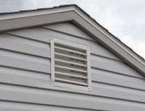 10x12 Peak Style Storage Shed With gable end vents