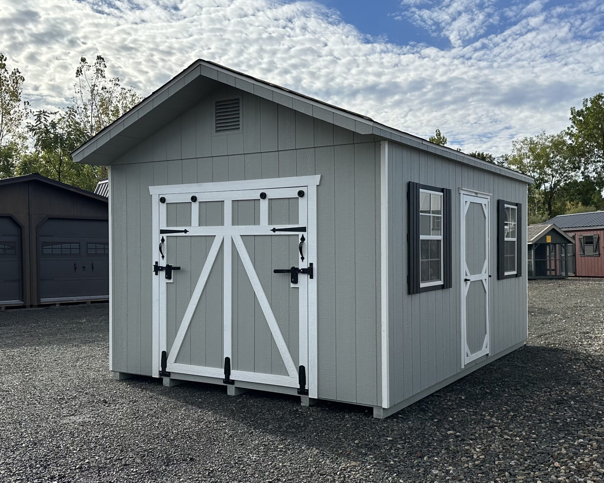 12x16 Shed in CT by Pine Creek Structures of Berlin