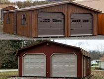 2-Car Modular Garages Collage 3